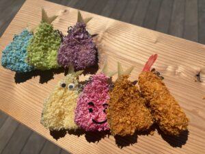 食品サンプルで作る小田原名物アジフライキーホルダー